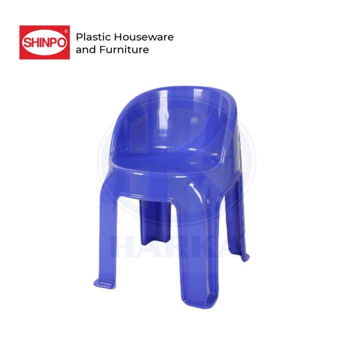 IMPERO KURSI PLASTIK SHINPO SIP 173 |  BANGKU SANDAR ANAK DAN DEWASA SANTAI TEBAL BERKUALITAS TAMU B