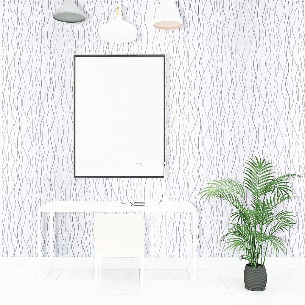 Wallpaper Dinding Wallstiker kamar tidur Wallpaper dekorasi dinding Wallpaper Aestetic berkualitas Ukuran 45Cm X10M