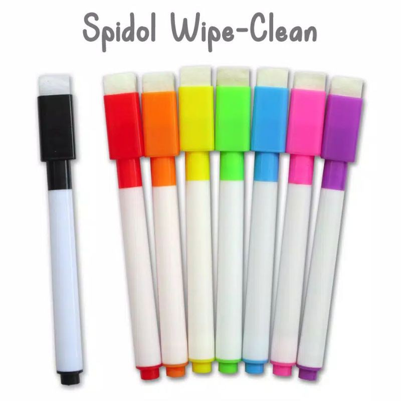 

Spidol wipe and clean