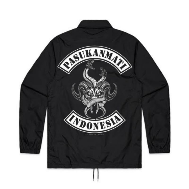 COACH JAKET BAND DEADSQUAD - PASUKANMATI | JAKET DEADSQUAD | JAKET METAL | WINDBREAKERS DISTRO | win