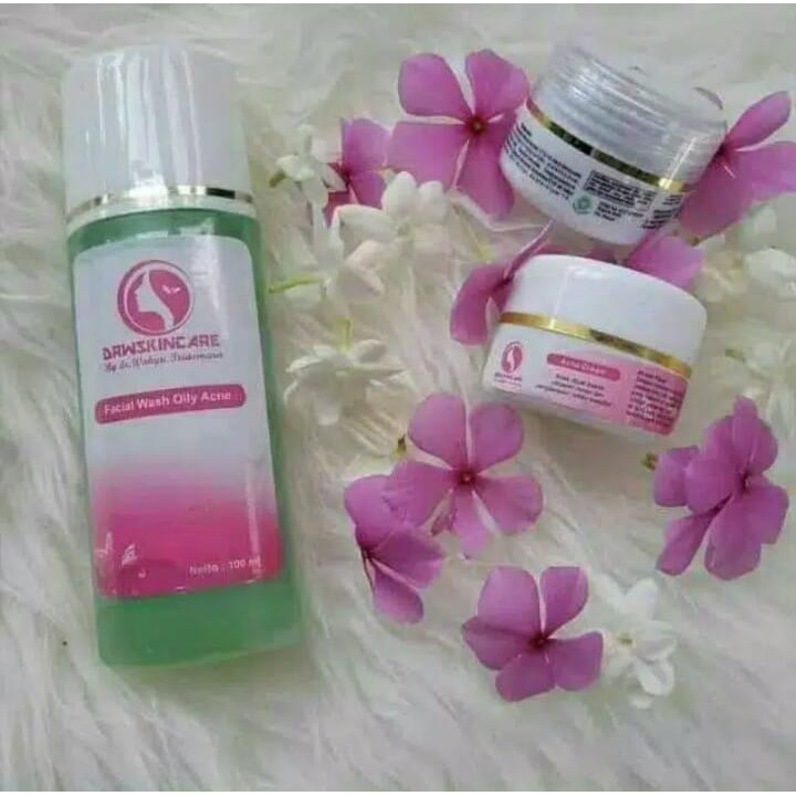 Paket Hemat Radiant Brightening Glow Acne Drw Skincare,/ Paket Hemat Krim Flek Hitam/ Kusam/Jerawat 