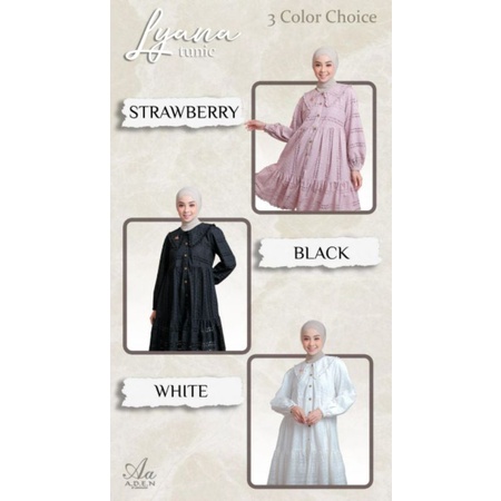 READY Lyana tunik by aden hijab original