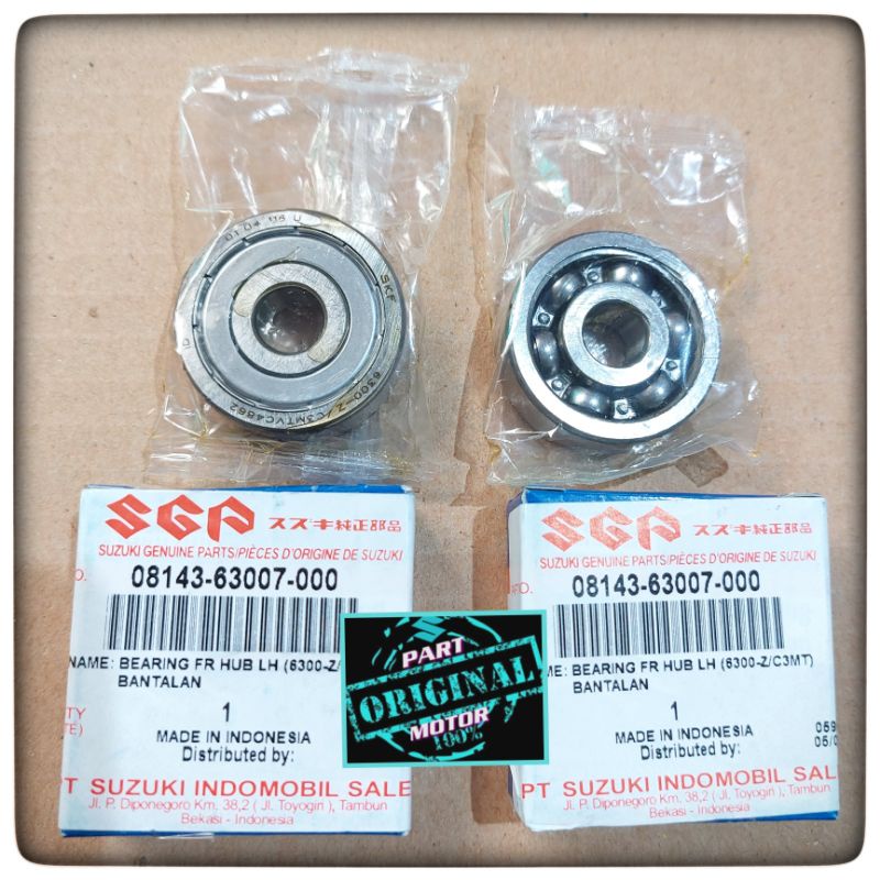 klaher laher bearing roda depan 6300 spin skywave skydrive hayate nex lets address ori SGP