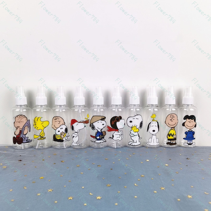 We Flower Portable Cartoon Snoopy Spray Bottle 100ML Travel Size Bottles Refillable Container