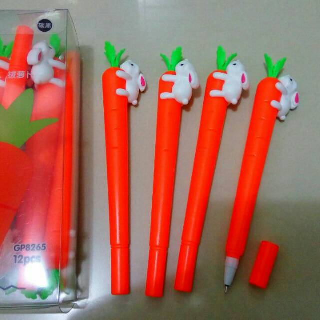 

Pulpen Bentuk Wortel dan Kelinci