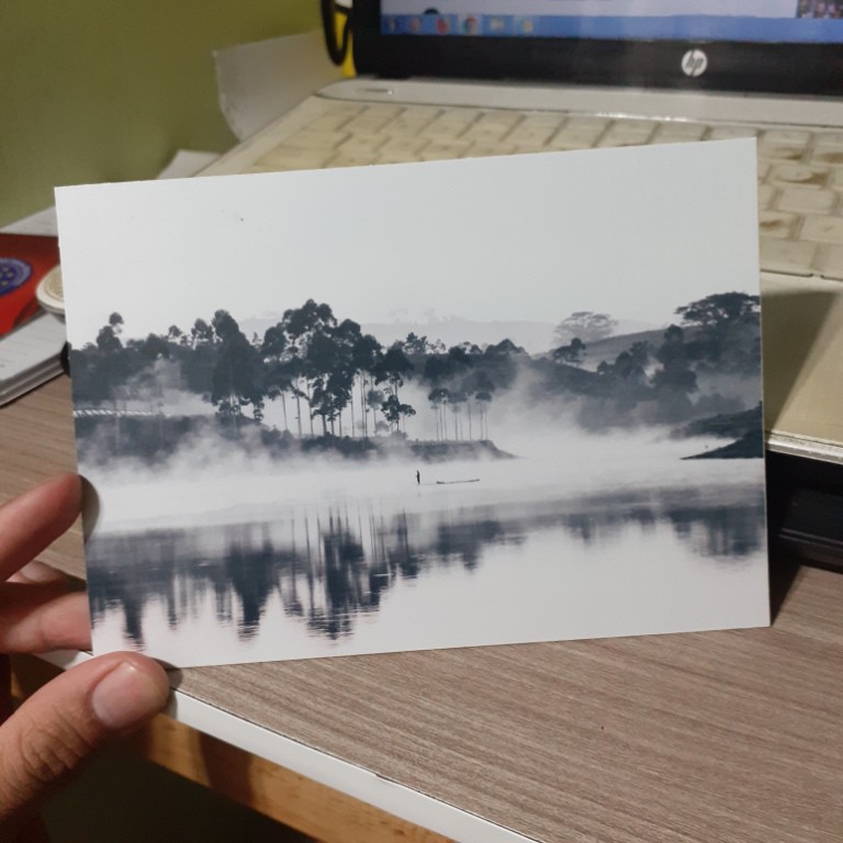 

[A-35] Kartu Pos/Postcard Danau Berkabut