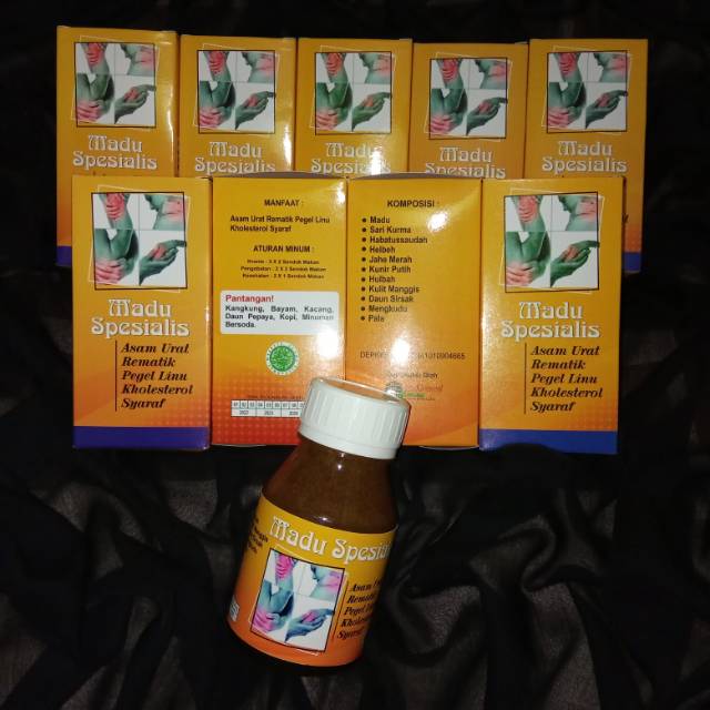 Madu Spesialis utk asam urat, rematik, pegel linu, syaraf, dan kolesterol