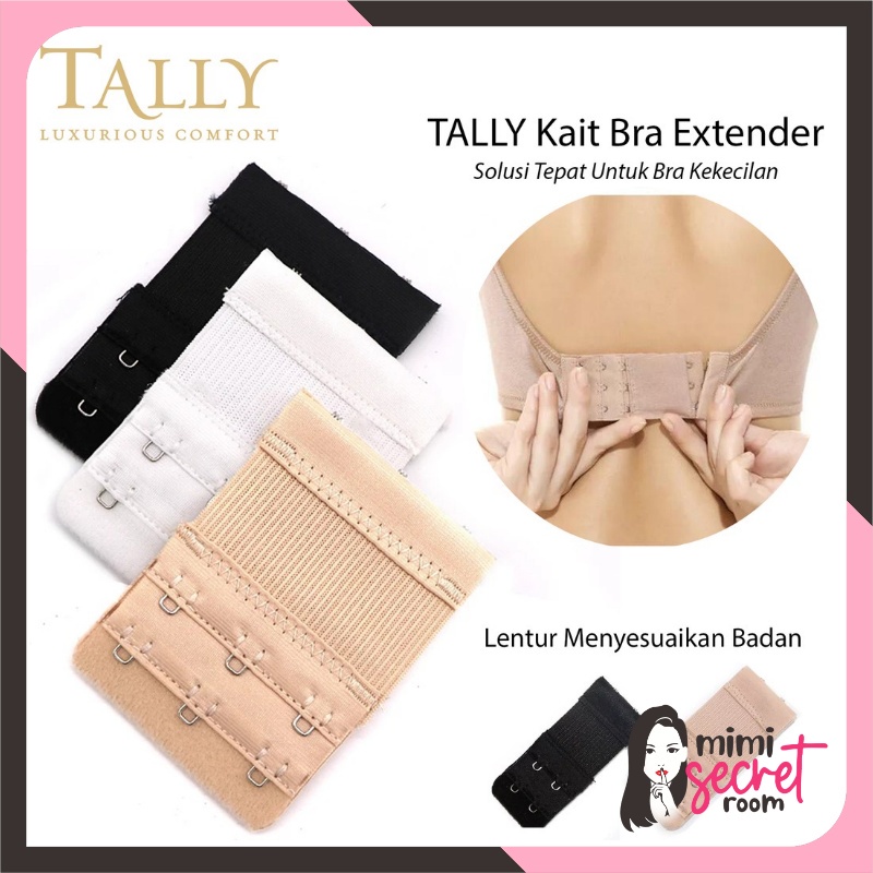 ❤ MIMI ❤ TALLY Kait Extender Karet Bra Extension Ekstra Tali Stretch