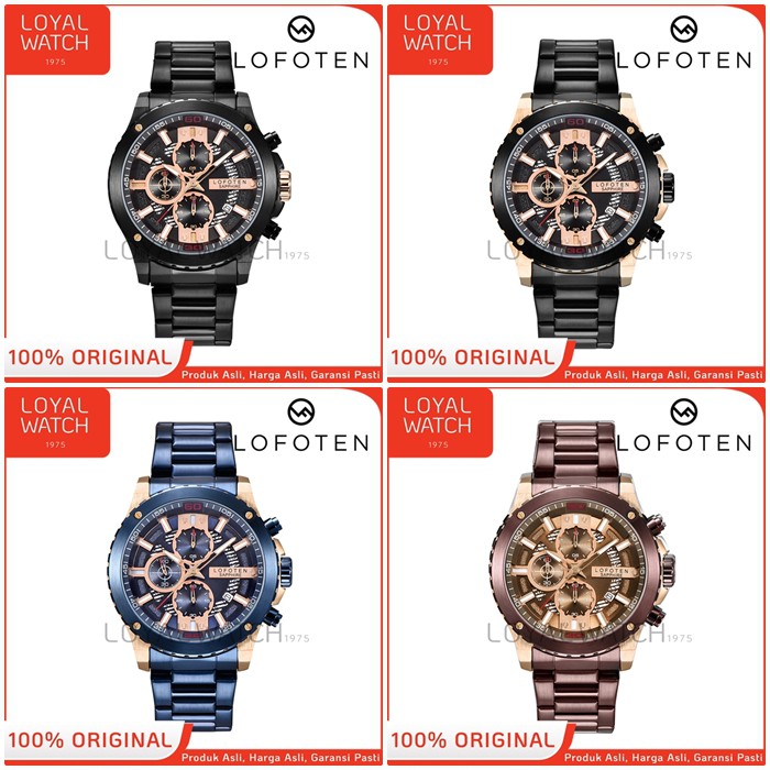 Jam Tangan LOFOTEN Pria F-6506MC Original Garansi Resmi