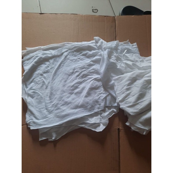 Jual Lap Majun Putih Per Kilo Kain Majun Putih Shopee Indonesia