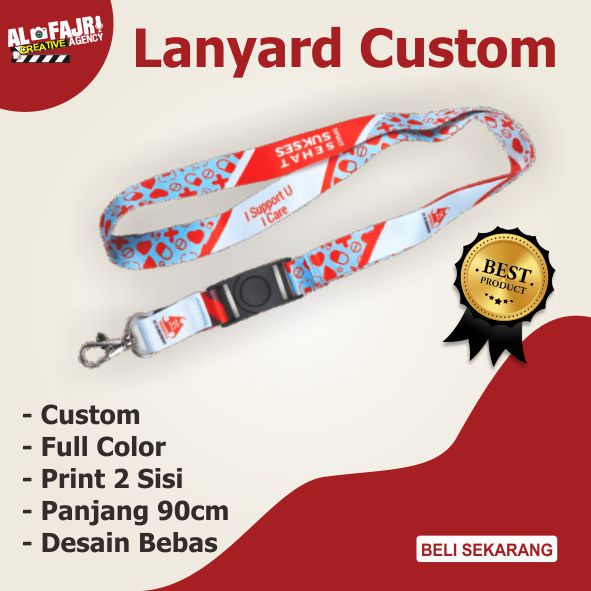 

Tali Lanyard Custom | Tali Id Card Custom (lebih dari 10pcs)