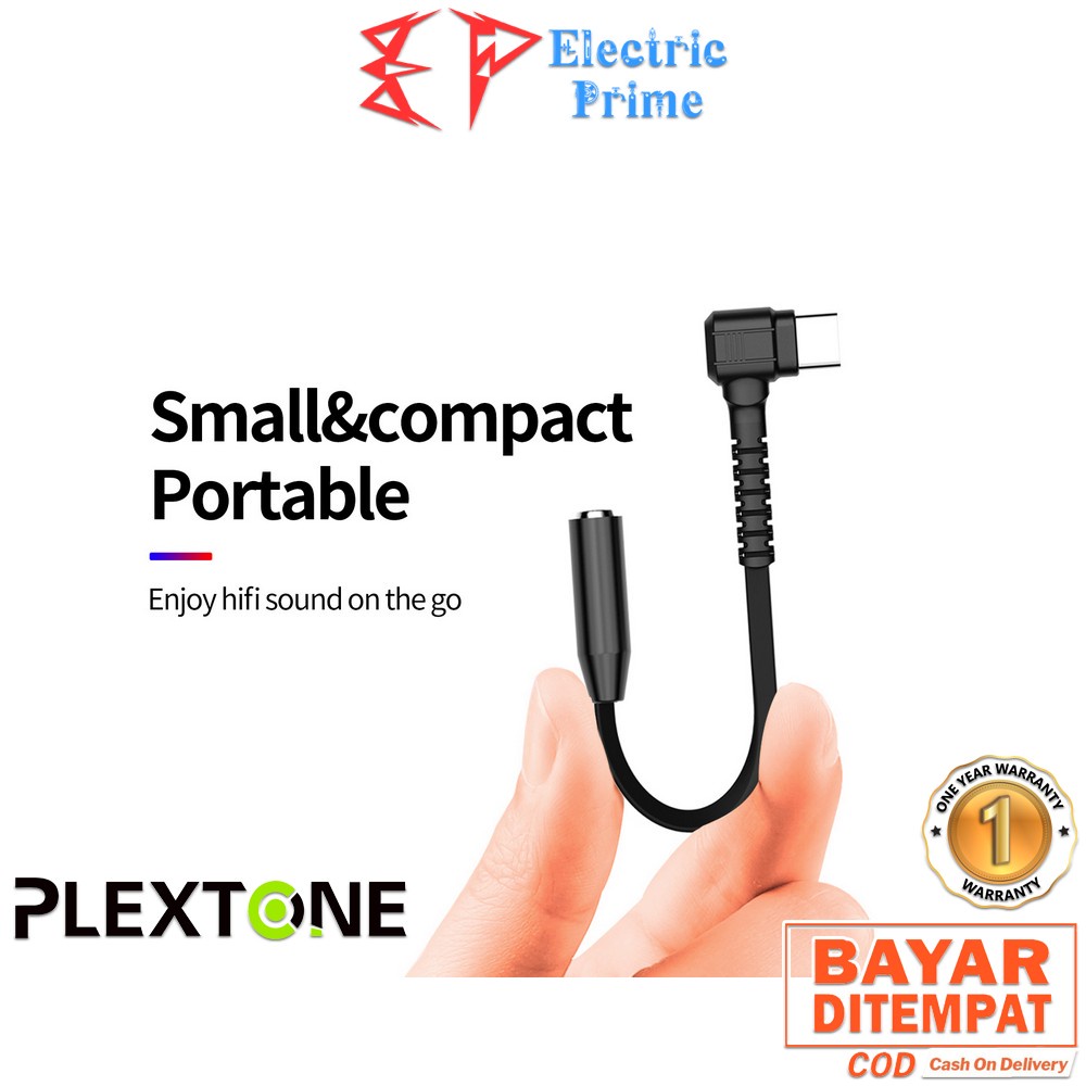 Plextone USB Type-C to 3.5mm Headphone Jack Aux Earphone Adapter Cable Apple Headset Audio Converter