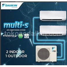 AC Daikin 2 MKC 20 QVM 1 indoor 1/2 Pk  & 1 indor 1/2 Pk dengan 1 Outdoor