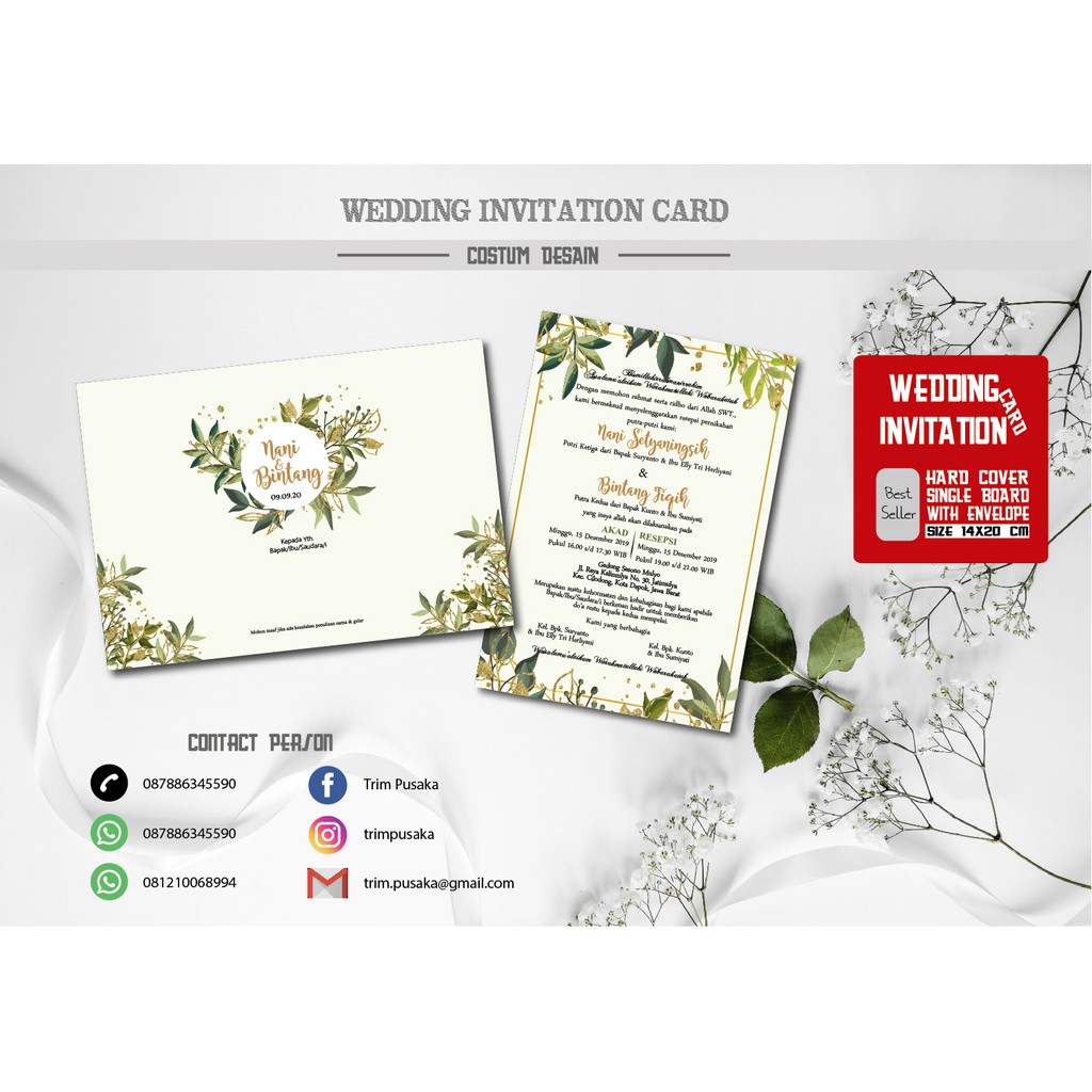 Undangan Pernikahan Elegant
