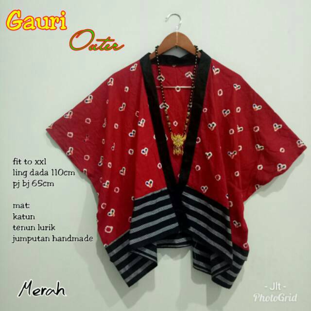 Gauri Outer Jumputan handmade | Etnic outwear