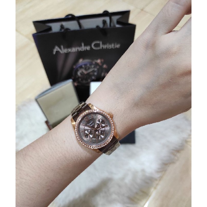 JAM TANGAN ALEXANDRE CHRISTIE AC 2827 / AC2827 BROWN