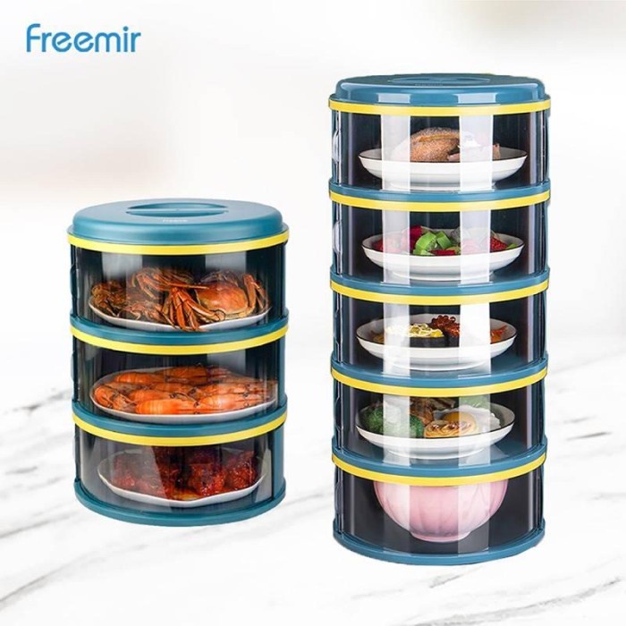 Freemir Layer Detachable Dish Cover Tudung Saji Susun Food Cover