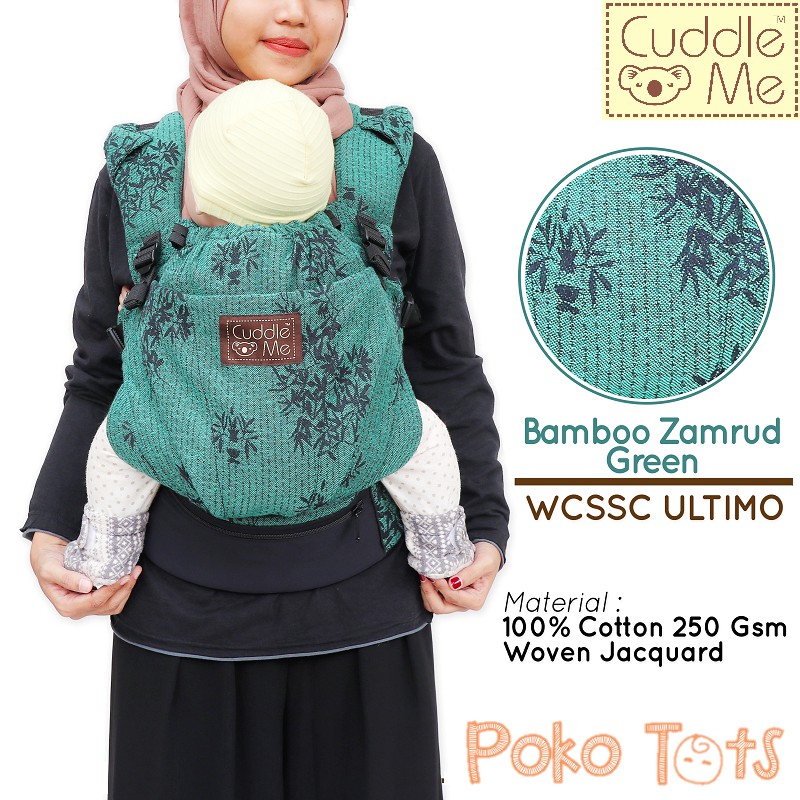 [BONUS EXTRA] Cuddle Me WCSSC Ultimo Tenun Jacquard  Gendongan Bayi Anak Cuddleme Ransel