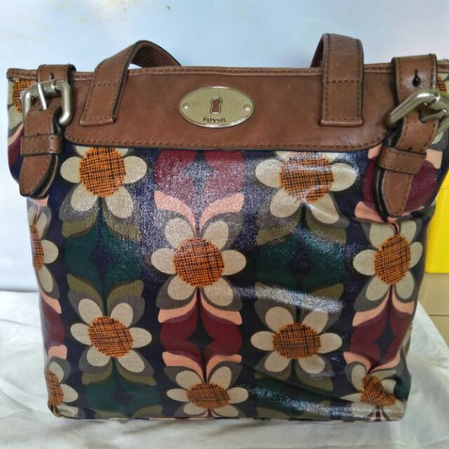 Tas fossil Keyper Flower Original Preloved