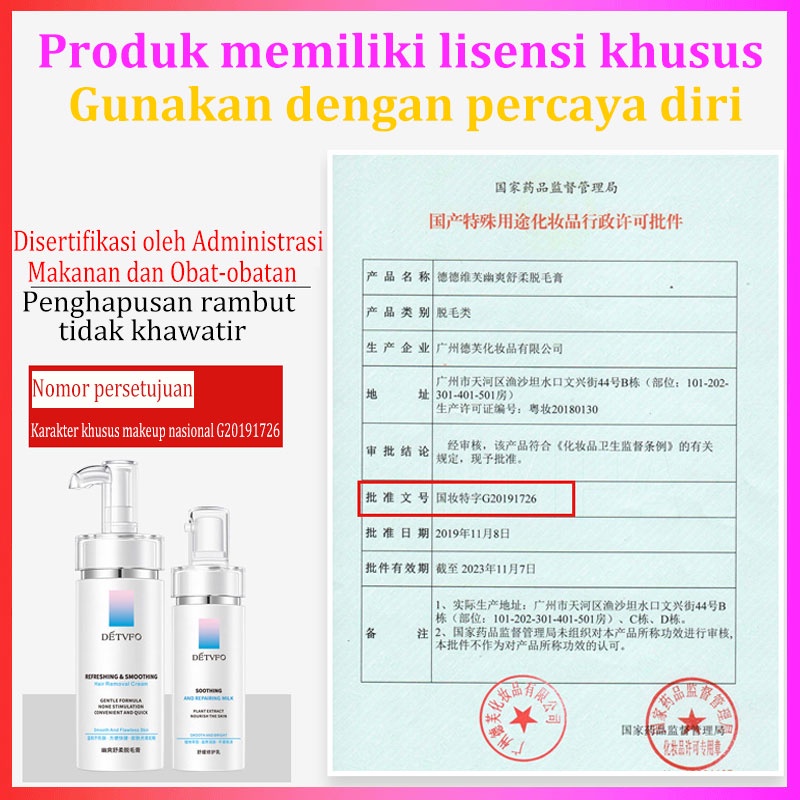 Semprotan Krim penghapusan rambut cepat Unisex Lembut tidak melukai kulit Tanpa Rasa Sakit ·Aman untuk Ibu Hamil Menghilangkan Bulu dari Bagian Pribadi,ketiak, bulu kemaluan, kaki, dada, lengan, jenggot, semi-permanent hair removal cream