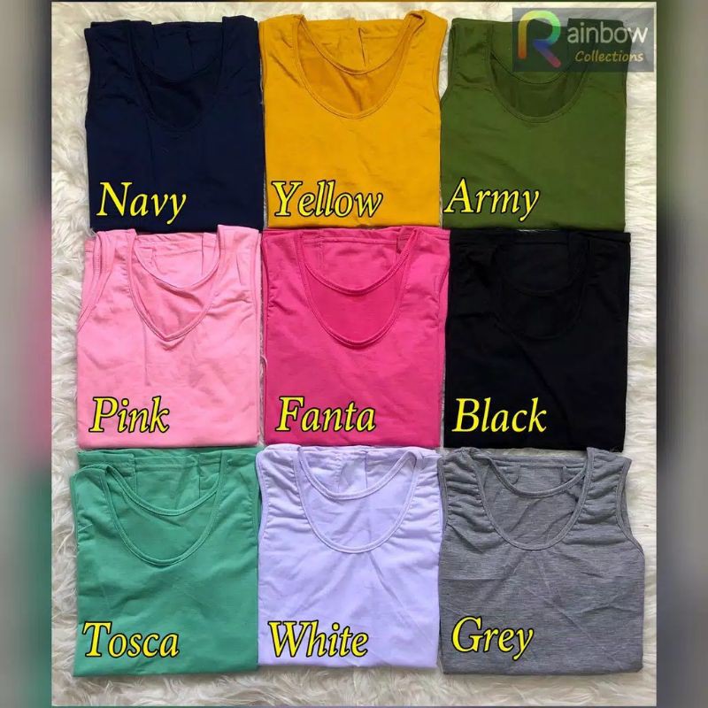 Tank Top | Tangtop | Tengtop | singlet | Kaos Dalam Wanita Tali Besar-2