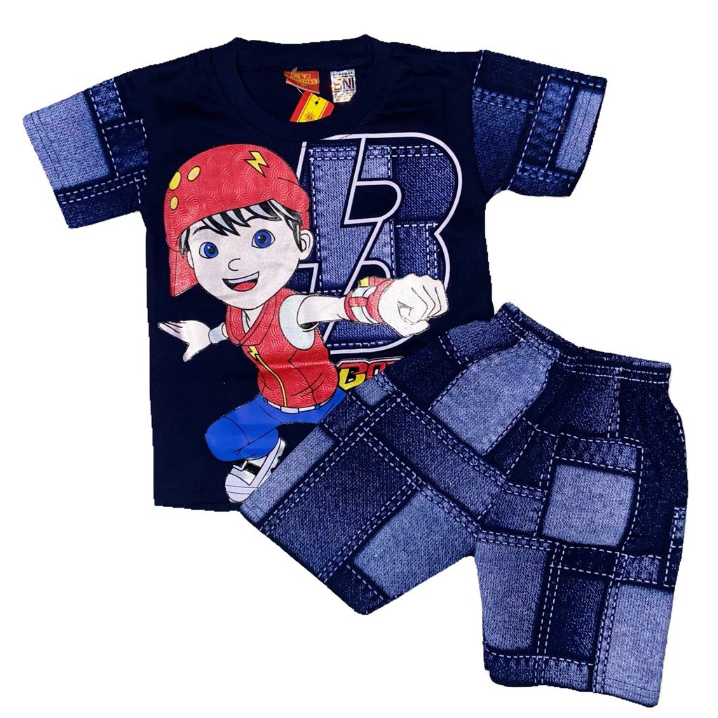 BAJU STELAN PENDEK ANAKN LAKI-LAKI GAMBAR BOBOIBOY AIR PAKAIAN ANAK BOBOIBOY AIP GALAXY FASHION ANAK BOBOIBOY PETIR SETELAN BOBOIBOY SOLAR BAJU MOTIF BOBOIBOY