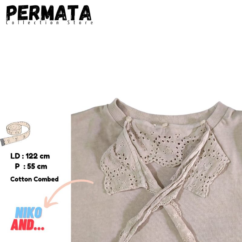 Promo blouse wanita import-Brand Niko and