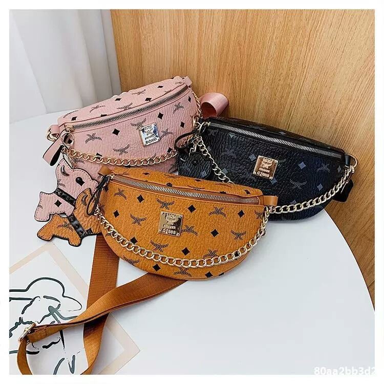 GI 94210 RISCE TAS WAISTBAG IMPORT WANITA CEWEK PEREMPUAN JAKARTA BATAM GANTUNGAN DOG