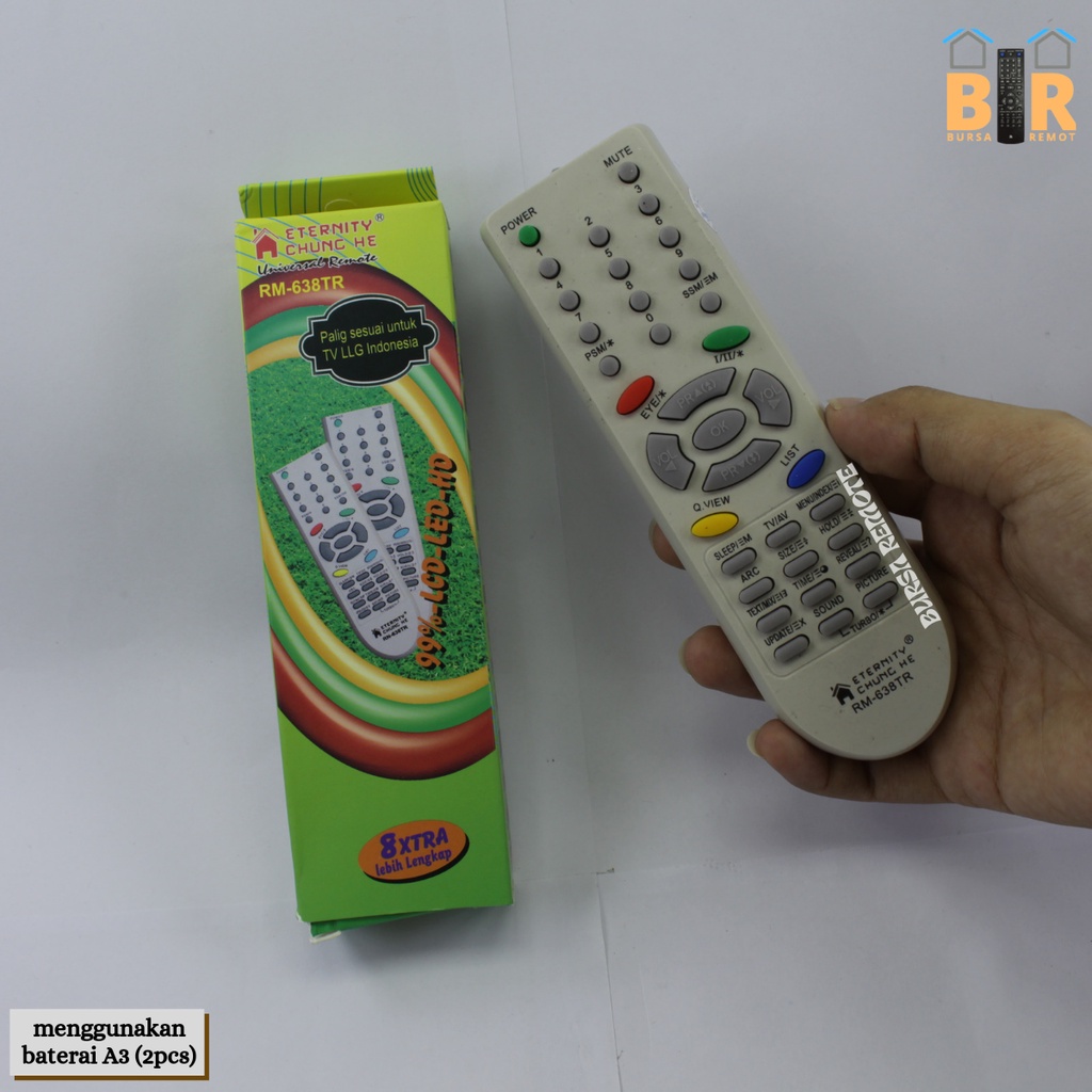 Remot  Remote MULTI TV LG TABUNG  LCD LED type 638  ecer dan grosir