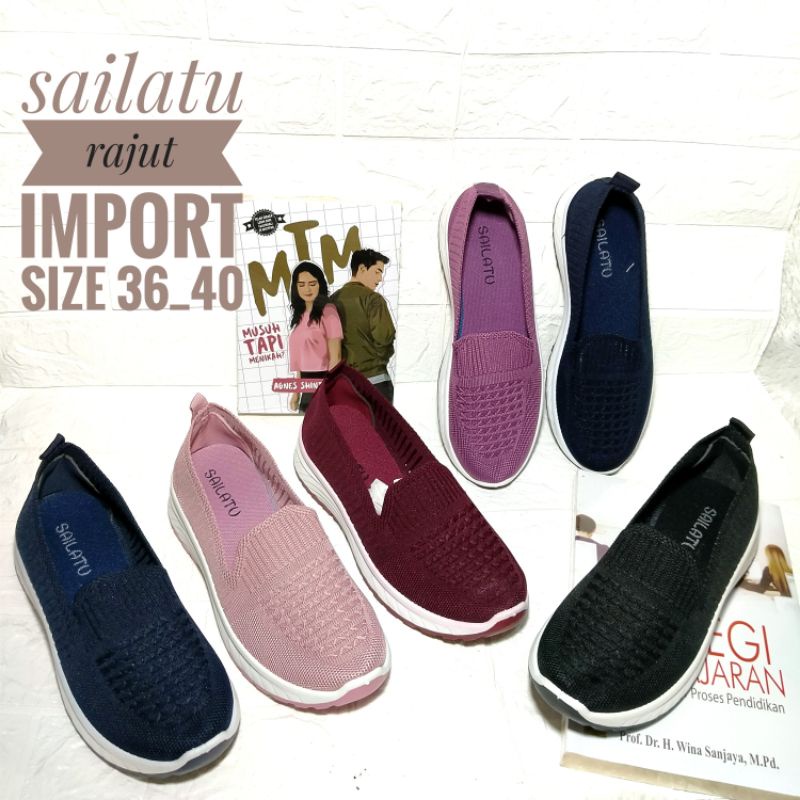 sepatu rajut import SAILATU