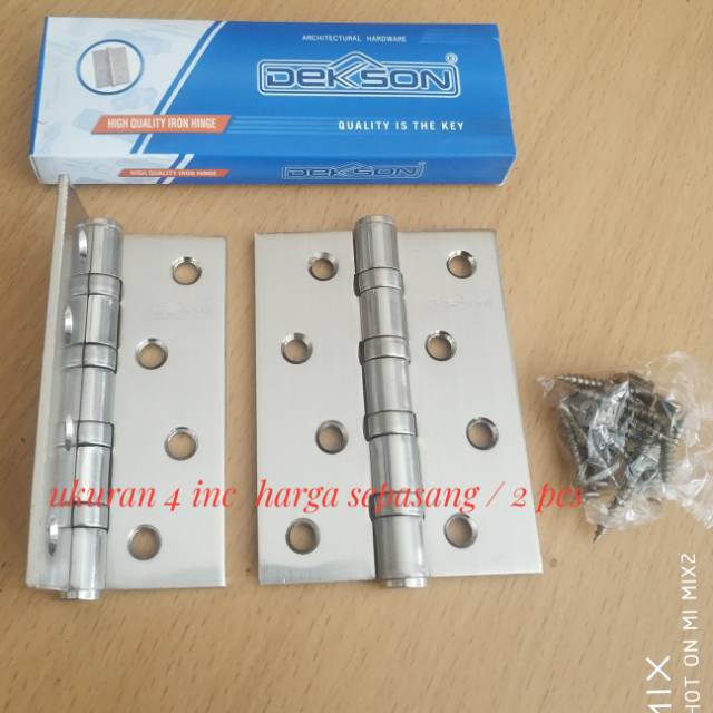 Engsel 4 Inc Dekkson engsel pintu dekkson stainless tebal HARGA PROMO ENGSEL 4 INCH DEKKSON ENGSEL 3 INC DEKSON STANLIS SUS 304 TEBAL engsel pintu dekkson dekson engsel pintu dekkson/ engsel ukuran 4 inc DEKKSON dekkson/ engsel pintu jendela kunci dekkson