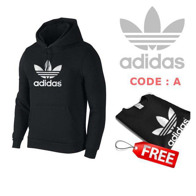 JAKET HOODIE ADIDAS FREE KAOS SPORTY