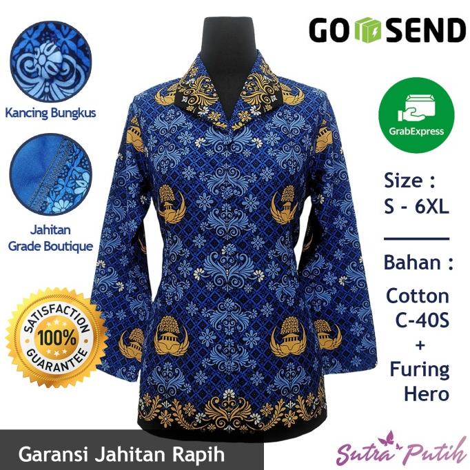Seragam Batik PNS Wanita KORPRI - Badan Furing Hero
