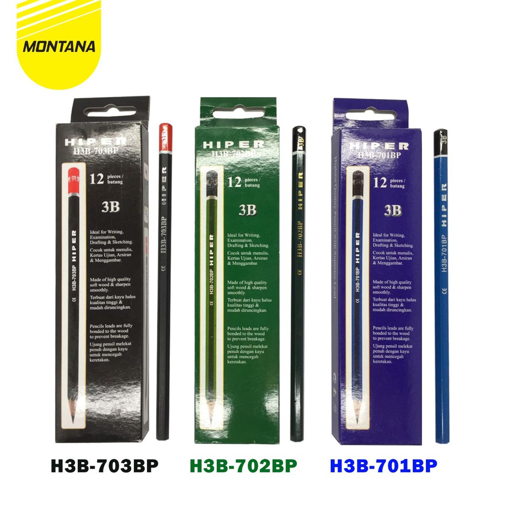 

MONTANA Pencil / Pensil Montana H3B-703BP / 3B