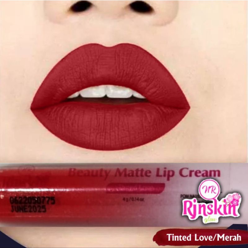 BPOM BEAUTY MATTE LIP CREAM NR GLOW RJNSKIN LIP MATTE KOSMETIK