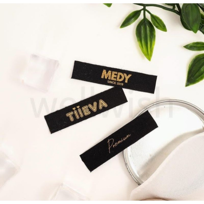 

Label Baju / Label hijab / Label Woven Damask Subtitute
