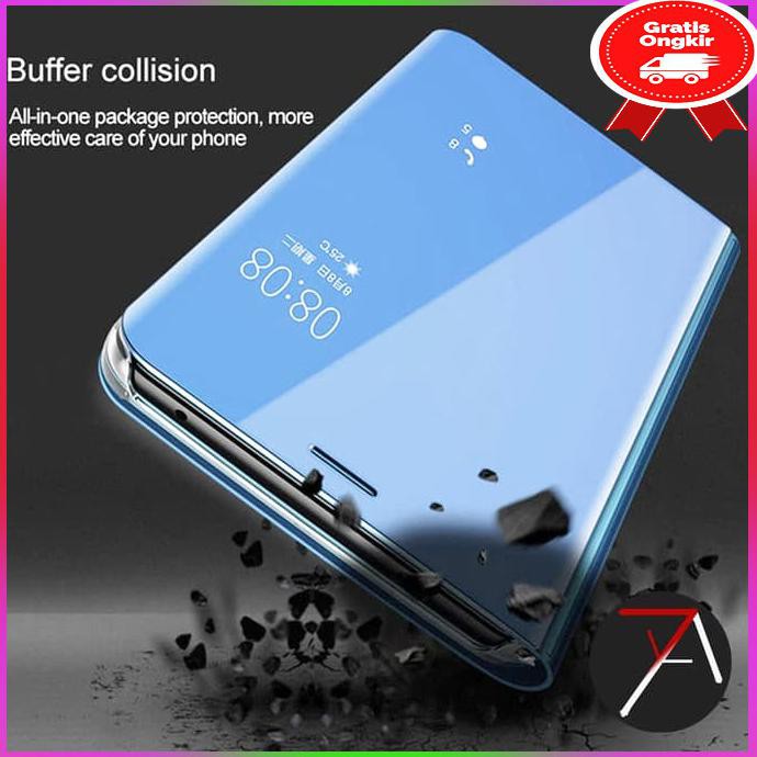 ACC HP HUAWEI NOVA5T NOVA 5T FLIP CASE CLEAR STANDING