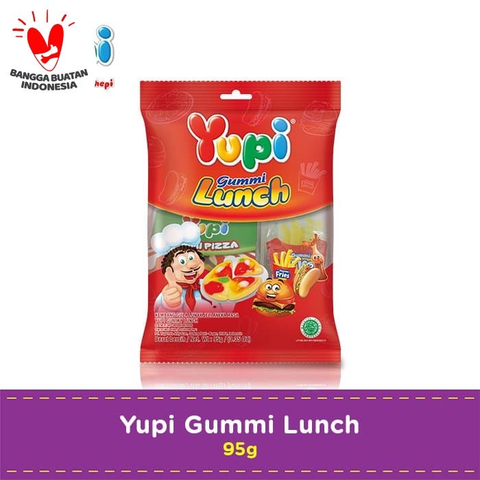 

54ekh Yupi Gummy Lunch 95 Gr 60J