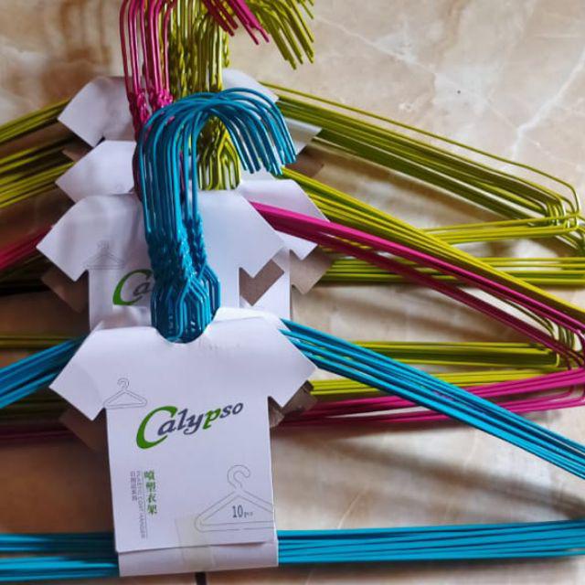 [DEASTORE] GANTUNGAN BAJU DEWASA - HANGER KAWAT WARNA STAINLESS STEEL 10 PCS KUAT TAHAN LAMA