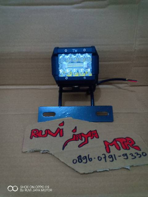 Lampu Depan Led 20 mata Ples Breket Lampu Led Rx King Bison Rx S Rx K Pnp-1