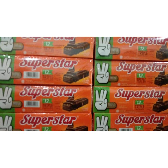 

Wafer Coklat Super Star Isi 20 Pcs