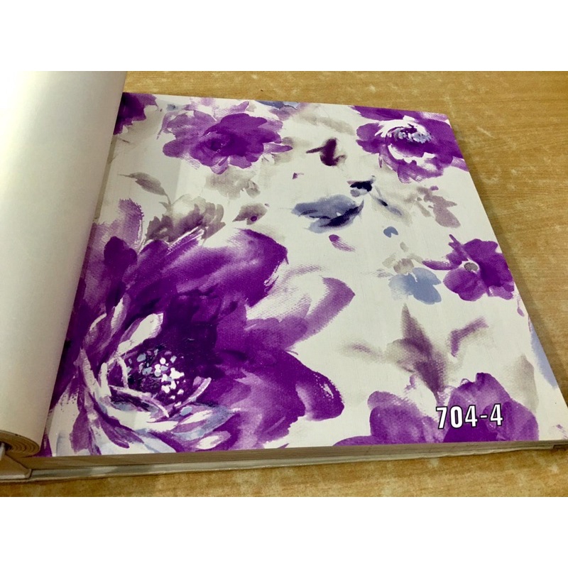 Wallpaper Dinding Motif Lukisan Bunga Mawar Chr