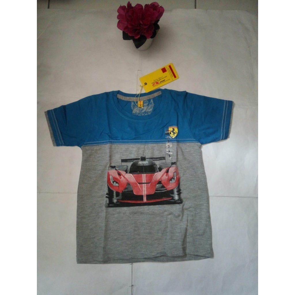 Kaos Cowok Import Ferrari Kode : AJL/obl-22