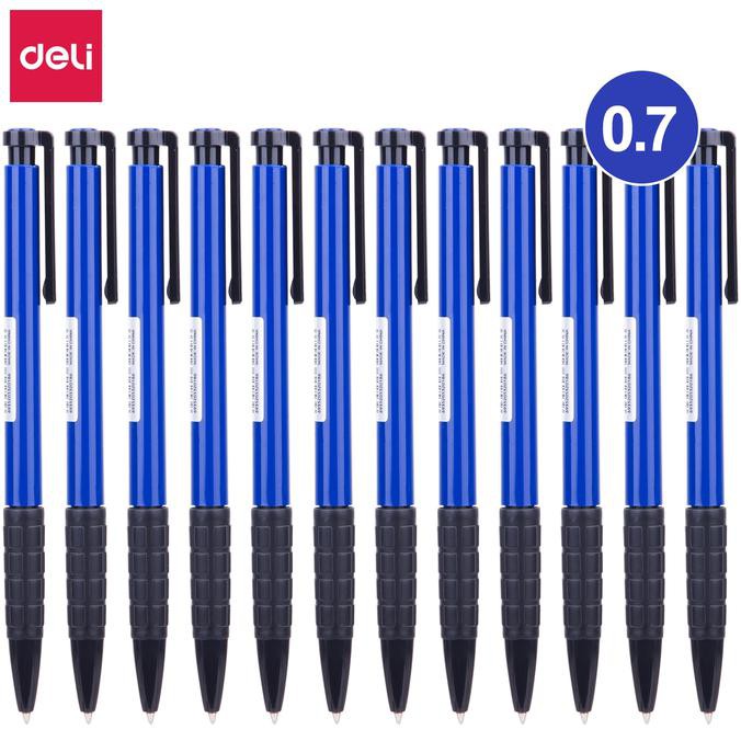

Deli EQ00330 Ballpoint Pen 0.7mm Blue EKSLUSIF