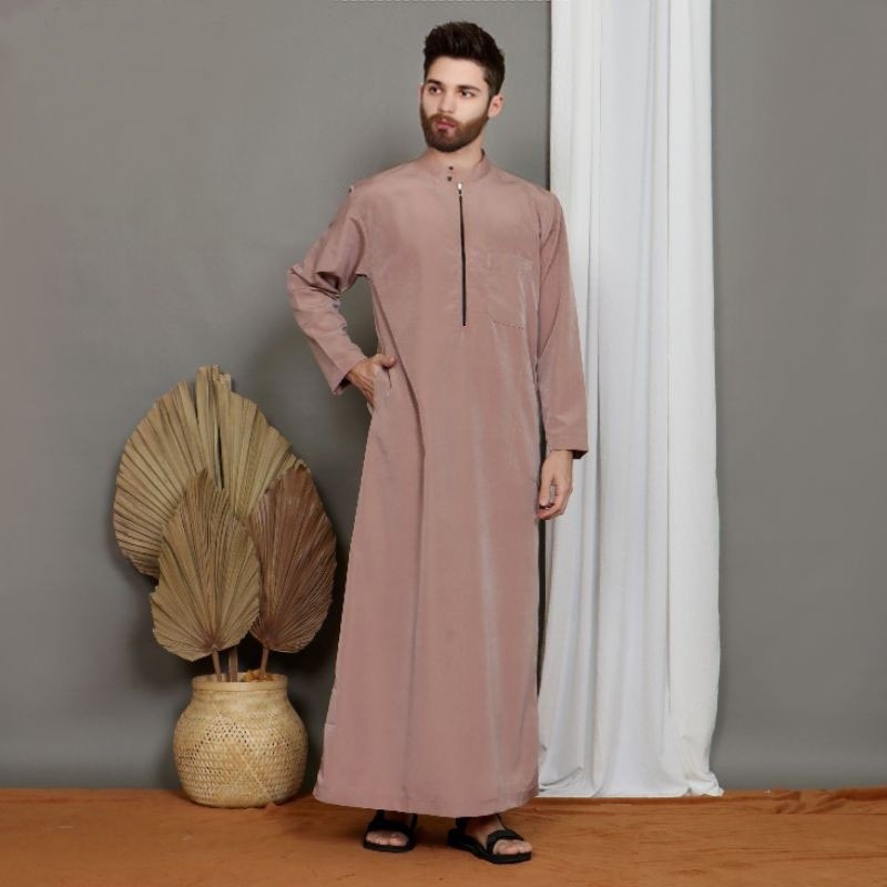 Jubah Arab pria muslim best seller terlaris !!! jubbah  saudi / Pakistan  Bahan Bsw