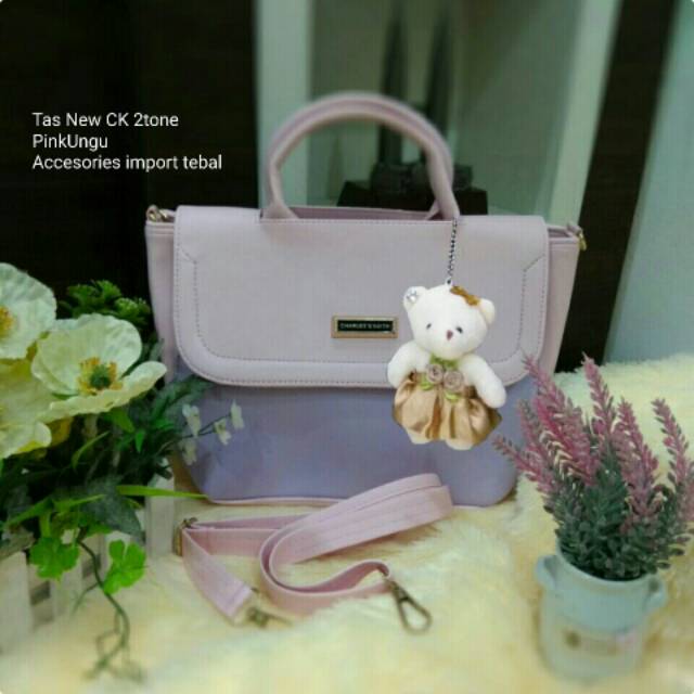 tas ck 2 tone/ tas murah/ tas charles n keith