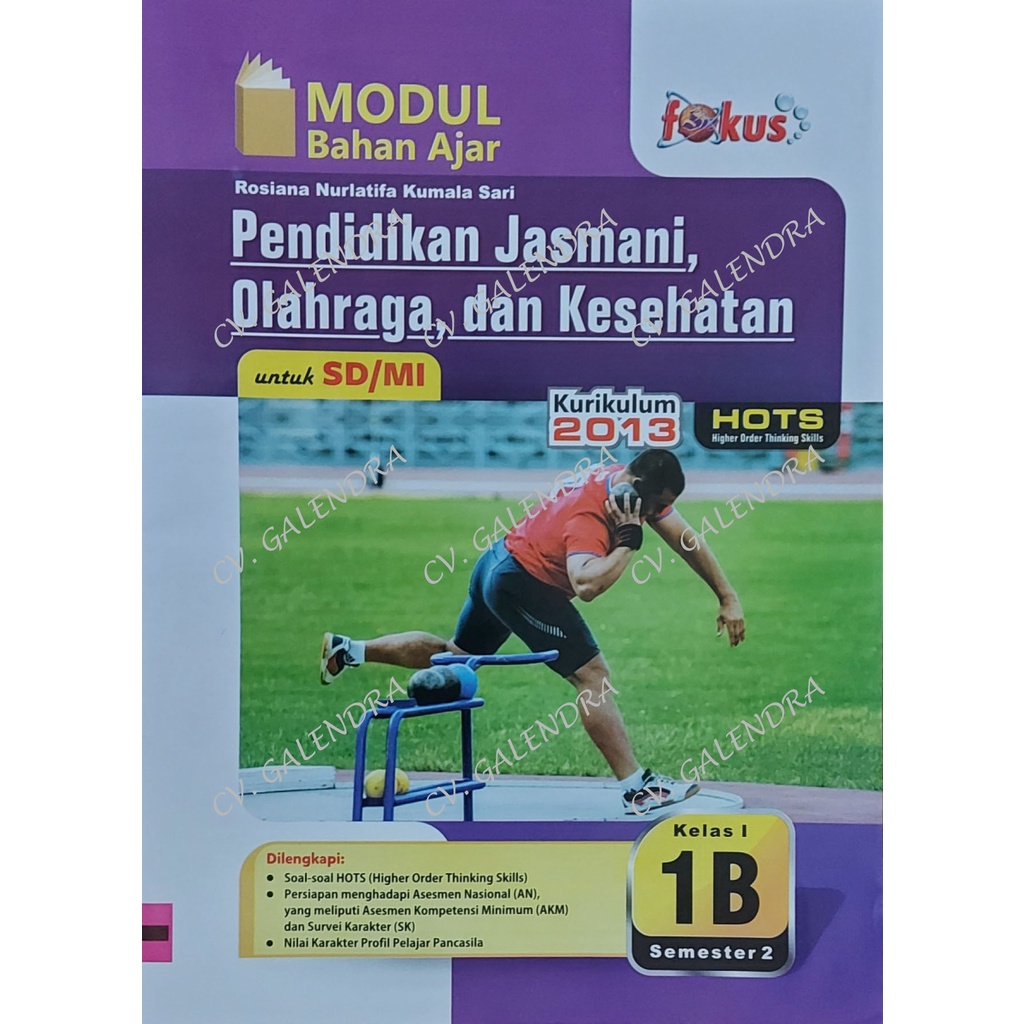 Lks Fokus PJOK SD/MI Kelas 1 Semester 2