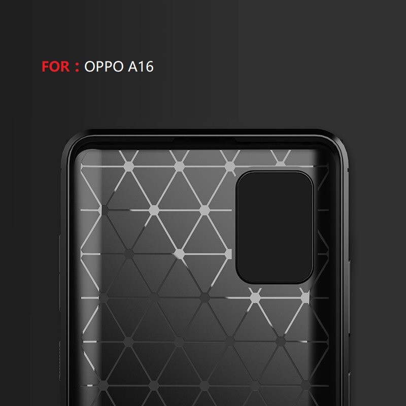 CASE SLIM FIT CARBON IPAKY OPPO A16 2021 SOFTCASE - FA