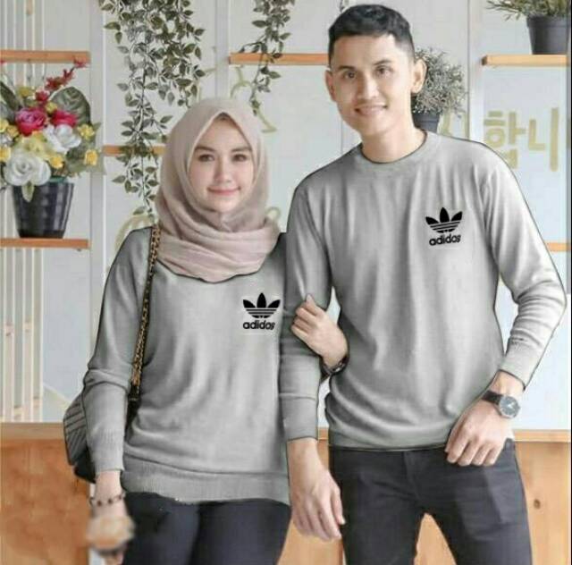 XC - Couple Sweater ADS / Couple Cewek Cowok Muslim / Couple Terbaru / Couple Kekinian