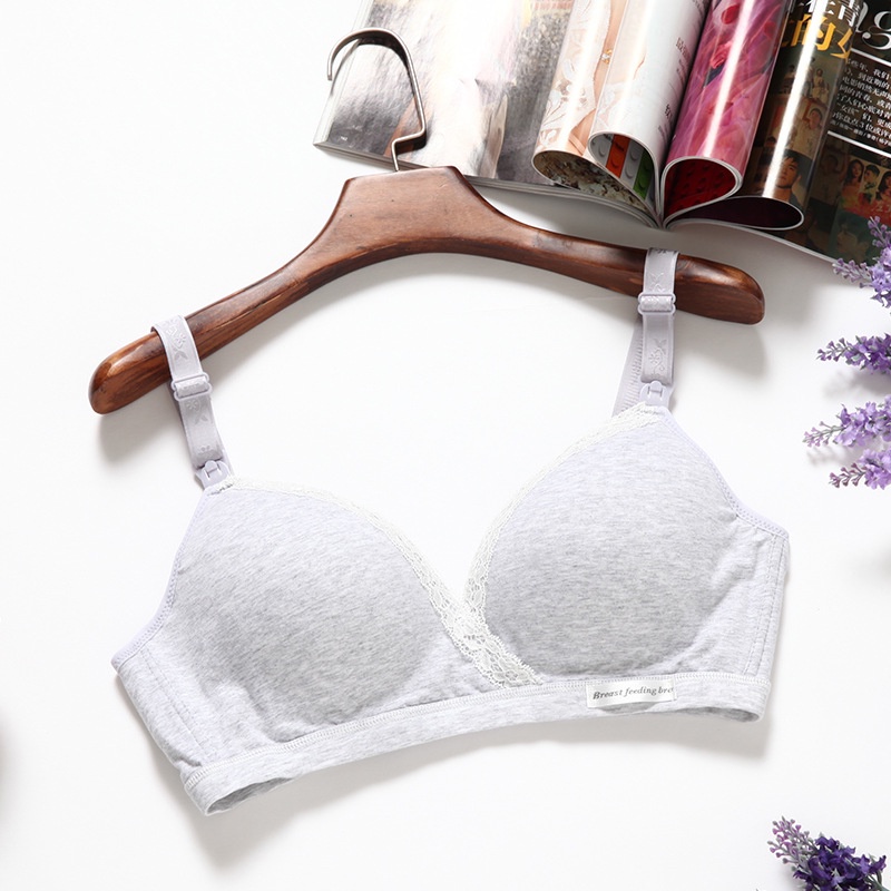 Nursing Bra Push Up Maternity Wirefree Bralette for Breastfeeding Bra Y1007